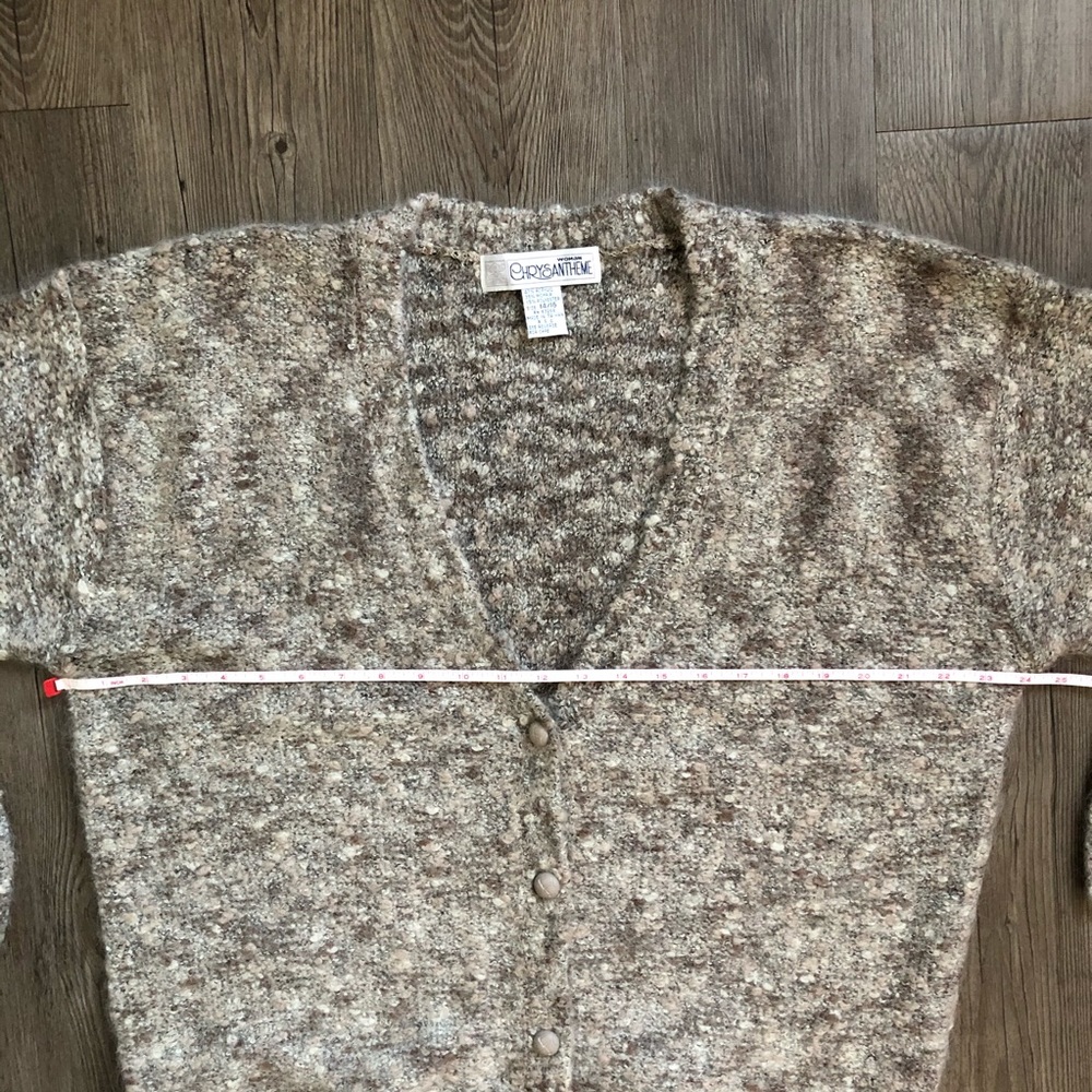 Mohair Woodland Oversized Grandpa Cardigan - Picture 6 of 7